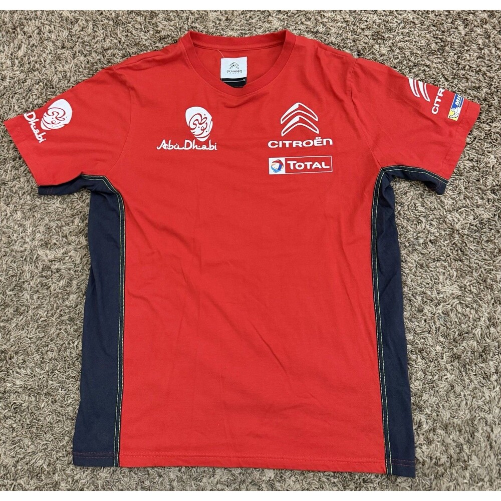 WRC RALLY CITROEN RACING TEAM SHIRT JERSEY SIGNED SIZE XL